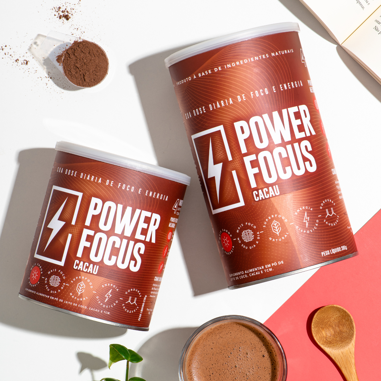 Power Focus Cacau Lata 380g