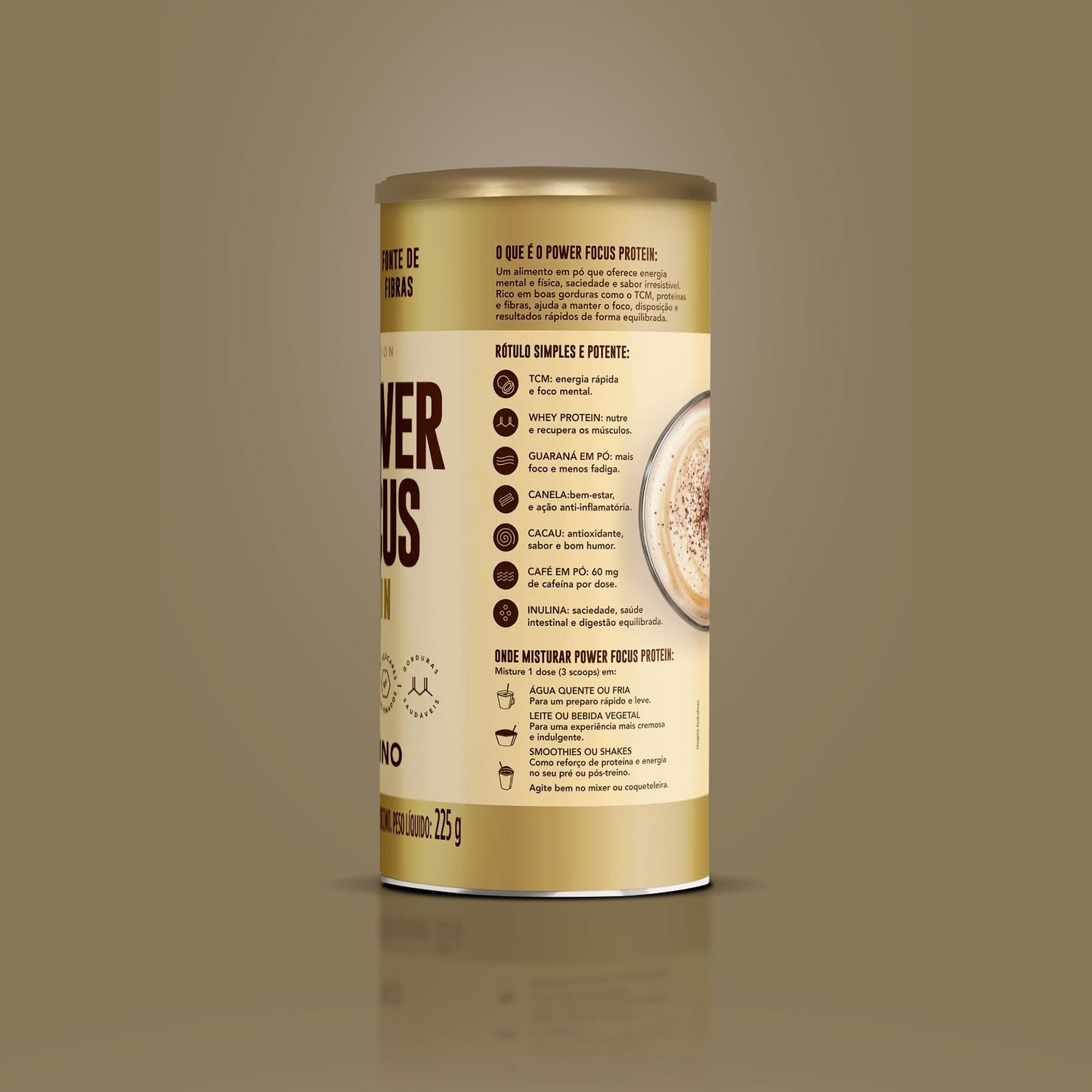 Power Focus Protein Cappuccino